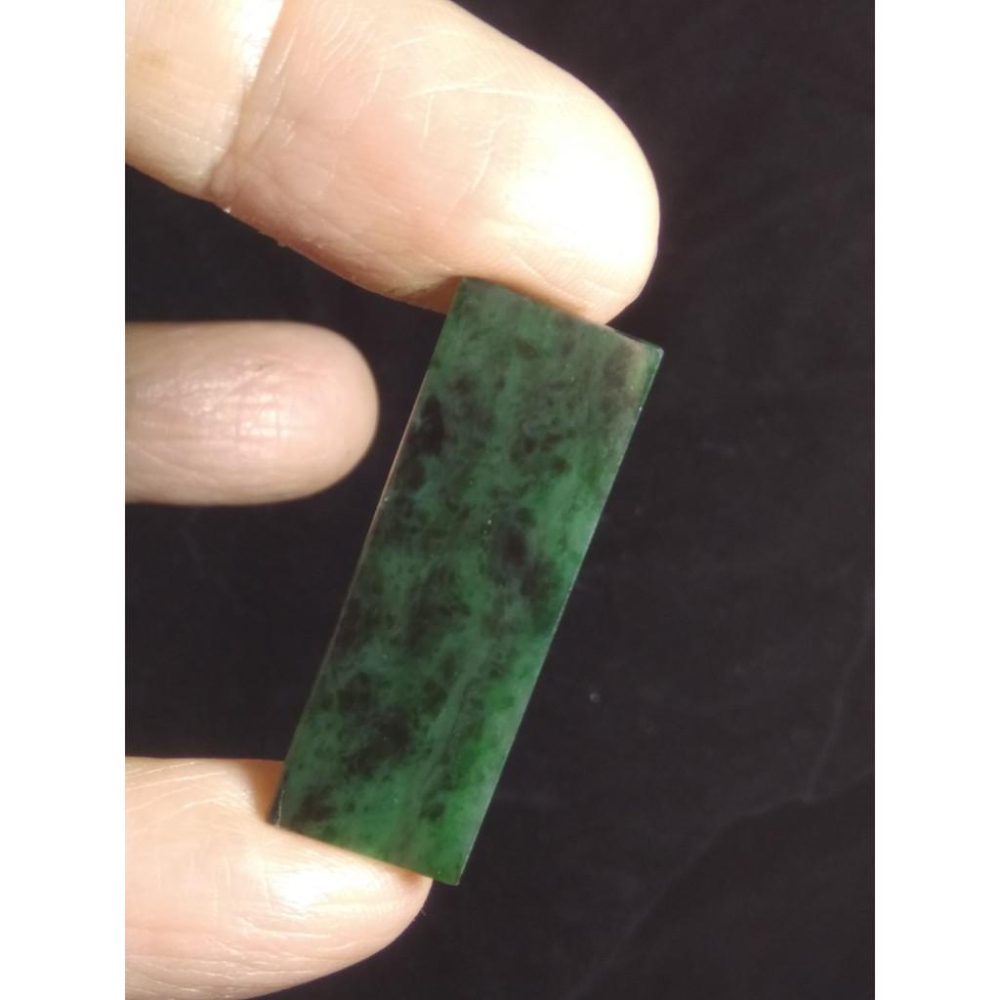 天然緬甸玉A貨翡翠滿辣綠花青種鑲嵌件無事牌墬子吊墬玉墬掛件珠寶玉石首飾飾品-細節圖5