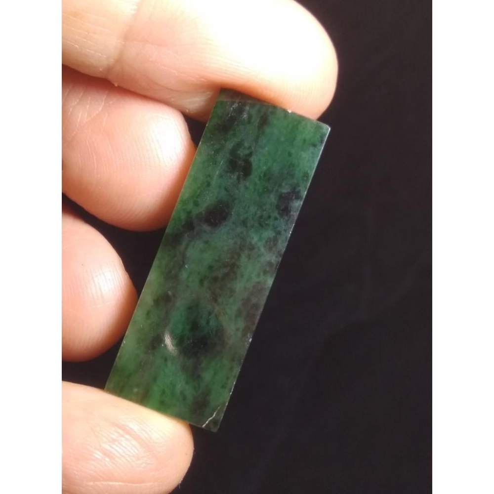 天然緬甸玉A貨翡翠滿辣綠花青種鑲嵌件無事牌墬子吊墬玉墬掛件珠寶玉石首飾飾品-細節圖8