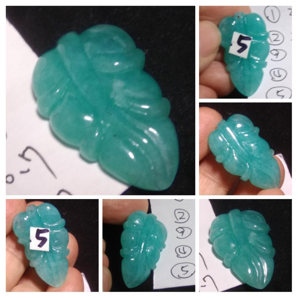 超冰透葉子天河石樹葉金枝玉葉吊墜掛墬項墬墬子項鍊掛件玉珮項鍊水晶天然亞馬遜石水晶珠寶玉石寶石首飾飾品-細節圖8