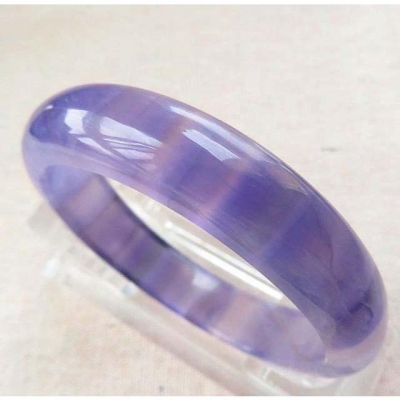 18.24圍天然全美紫水晶千層彩色螢石手鐲玉鐲手環性價比高珠寶首飾飾品