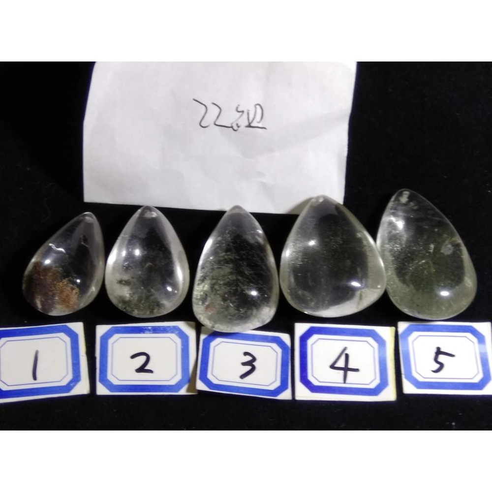 第22組天然水晶滿天星膠花彩色花紫紅綠幽靈千層金字塔綠銀山水滴型吊墜吊飾掛飾掛墜墜子珠寶寶石玉石首飾飾品-細節圖2