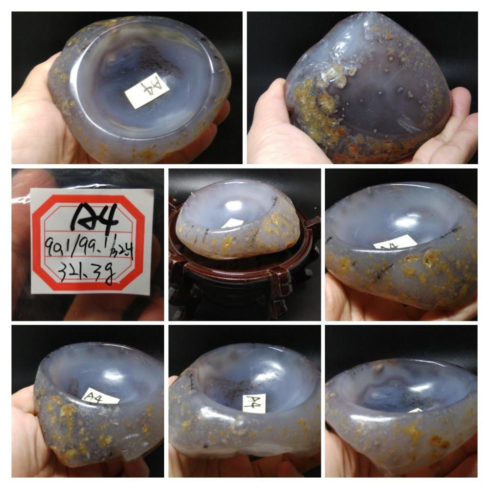 a組天然水晶消磁水晶洞極美AAA級瑪瑙聚寶盆擺件原礦原石擺件送底座高檔美貨菸灰缸-細節圖5