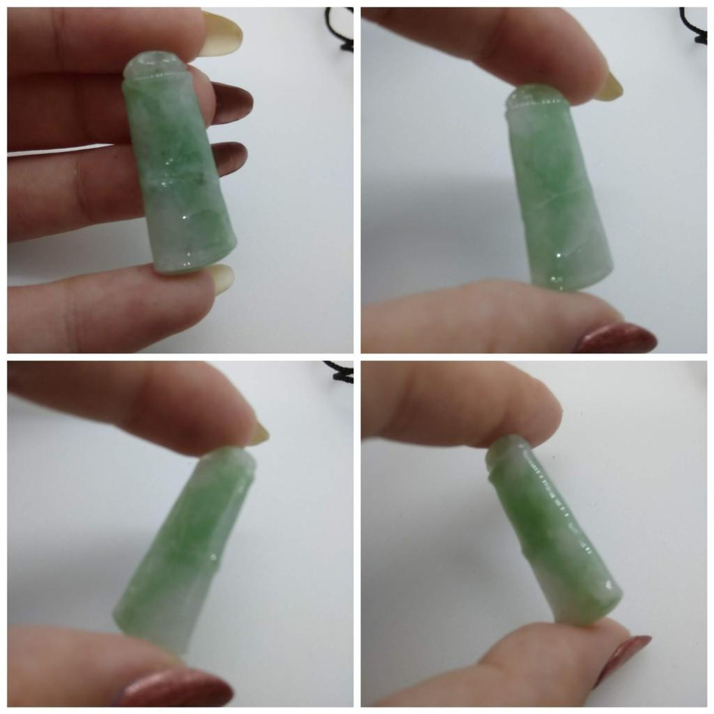 天然緬甸玉正品A貨雕刻鑰匙吊墜墜子玉墬掛件玉珮項鍊珠寶寶石首飾飾品-B-細節圖3