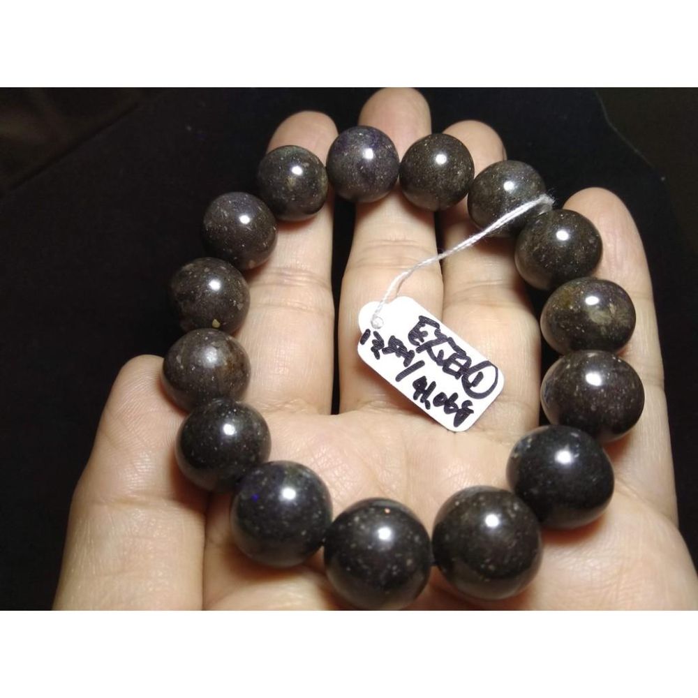 天然水晶珠寶彩色寶石黑歐泊帶星空點蛋白石圓珠單圈手鍊手串手鏈手珠手環12.8mm13.5mm招財珠寶玉石首飾飾品數款任選-細節圖8