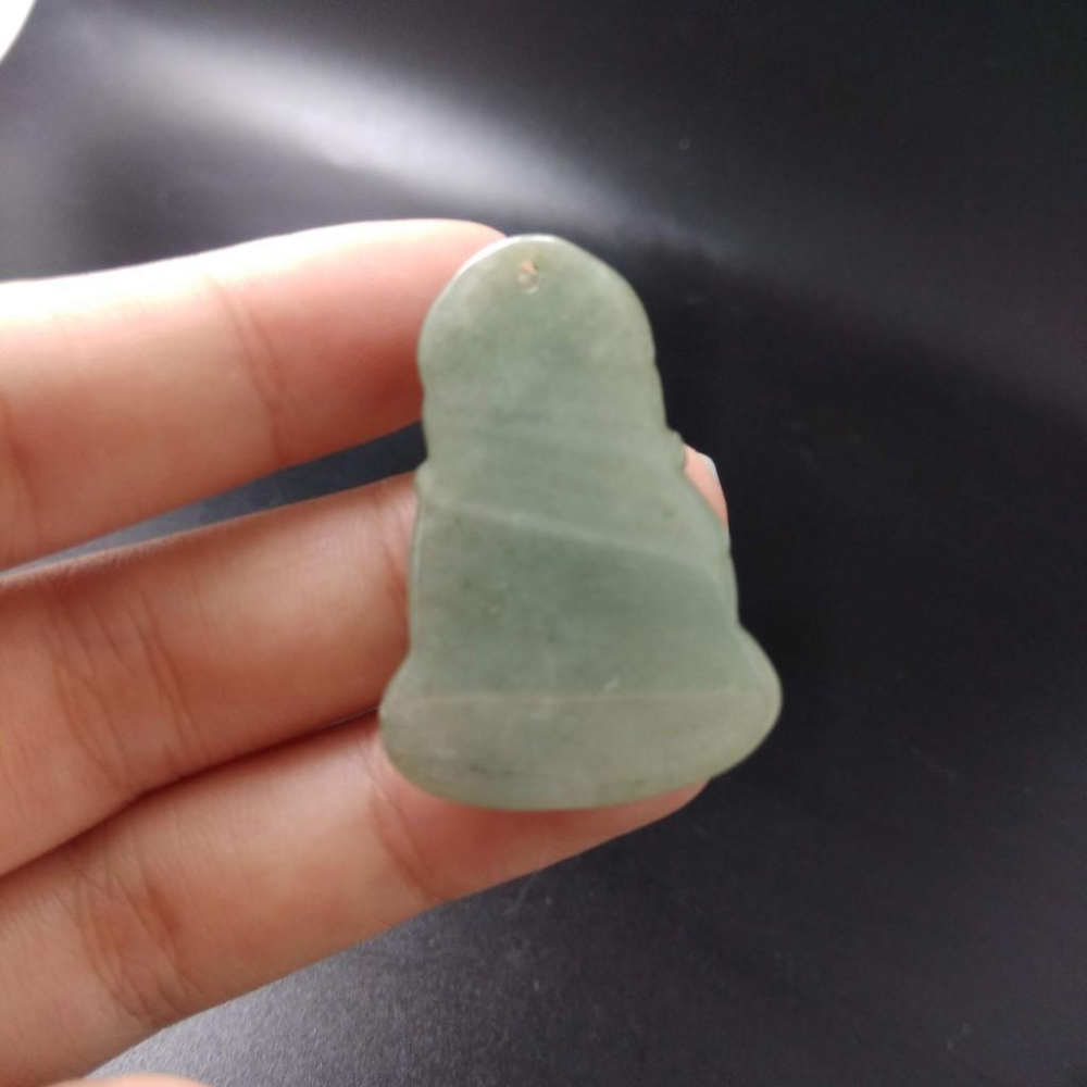 天然玉石緬甸玉硬玉A貨翡翠精雕寶寶佛吊墬玉珮36.6*23.7*6mm墬子玉墬掛件觀音菩薩如來保佑平安珠寶-細節圖2