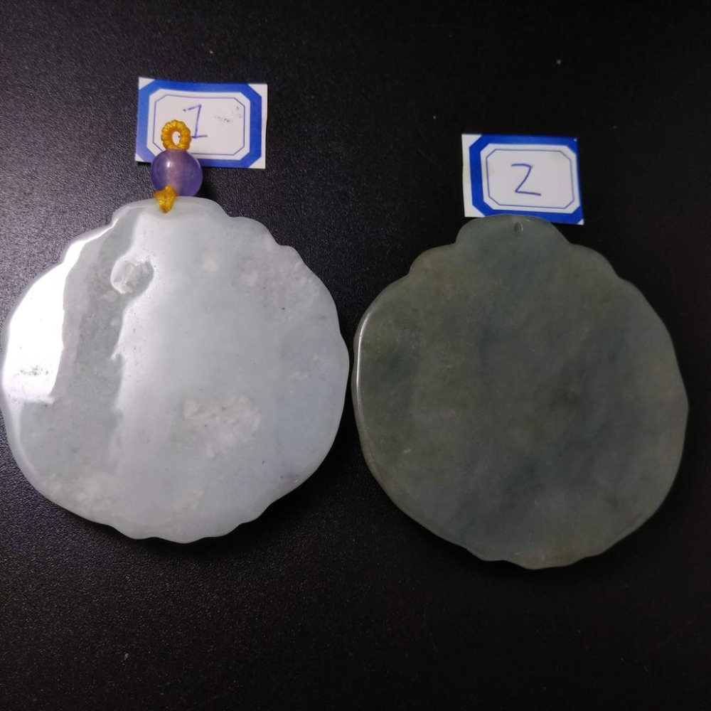 2選1天然a貨財神爺緬甸玉硬玉A貨翡翠精雕吊墜玉牌精品玉石珠寶首飾寶石飾品掛件墬子項鍊玉珮-細節圖2
