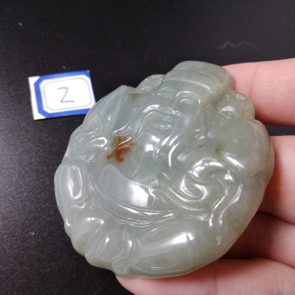 2選1天然a貨財神爺緬甸玉硬玉A貨翡翠精雕吊墜玉牌精品玉石珠寶首飾寶石飾品掛件墬子項鍊玉珮-細節圖7