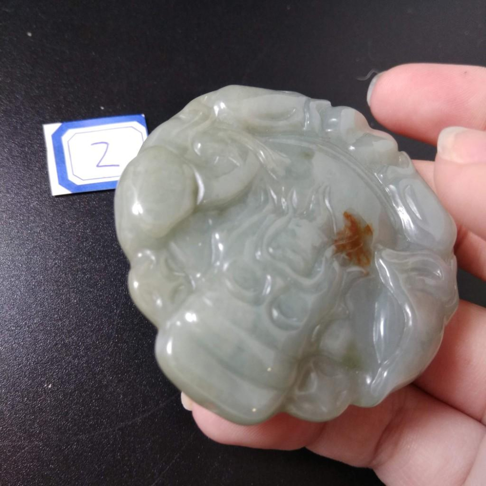 2選1天然a貨財神爺緬甸玉硬玉A貨翡翠精雕吊墜玉牌精品玉石珠寶首飾寶石飾品掛件墬子項鍊玉珮-細節圖8