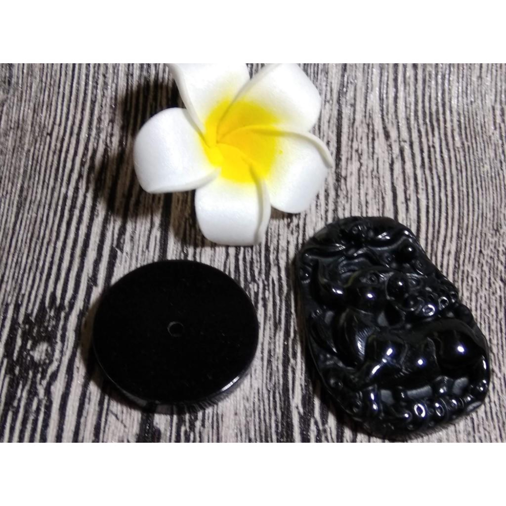 天然正品緬甸玉a貨翡翠玉石墨翠平安扣生肖羊三羊開泰吊墜墬子項鍊玉珮掛件珠寶首飾寶石飾品-細節圖2