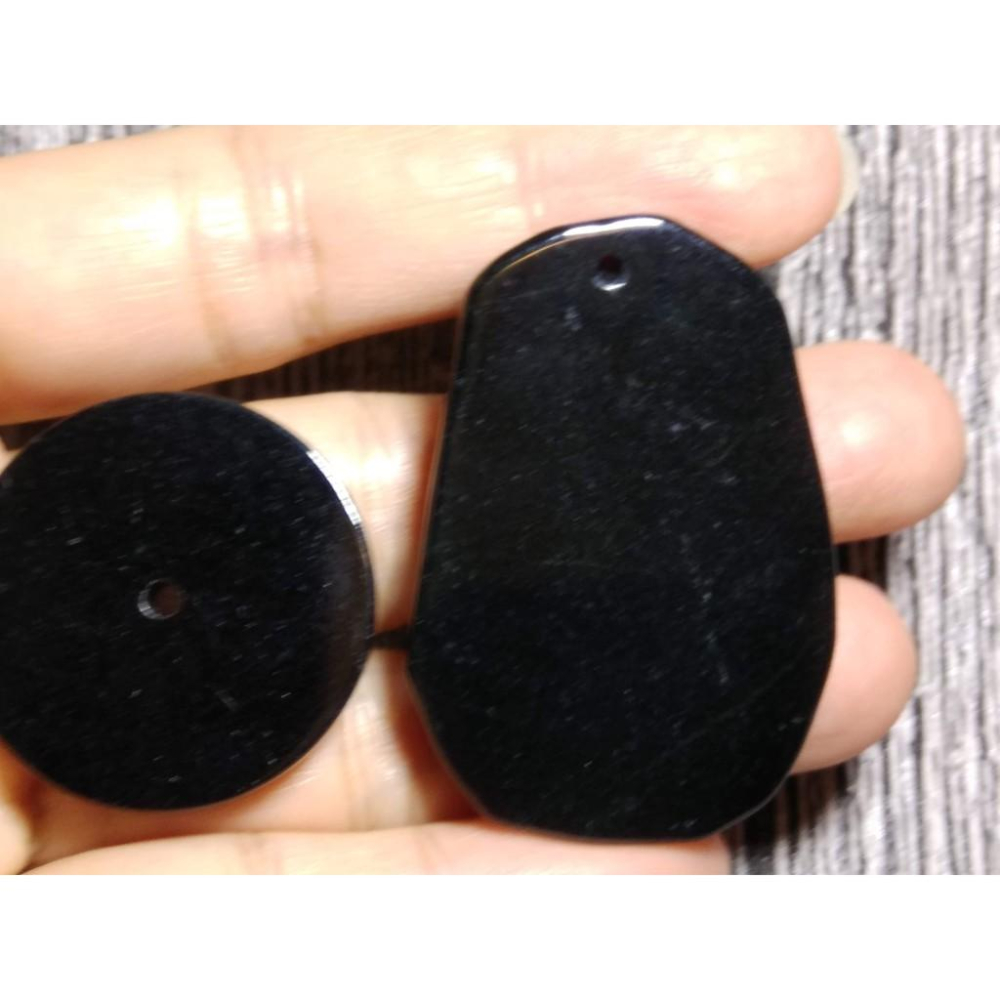 天然正品緬甸玉a貨翡翠玉石墨翠平安扣生肖羊三羊開泰吊墜墬子項鍊玉珮掛件珠寶首飾寶石飾品-細節圖4