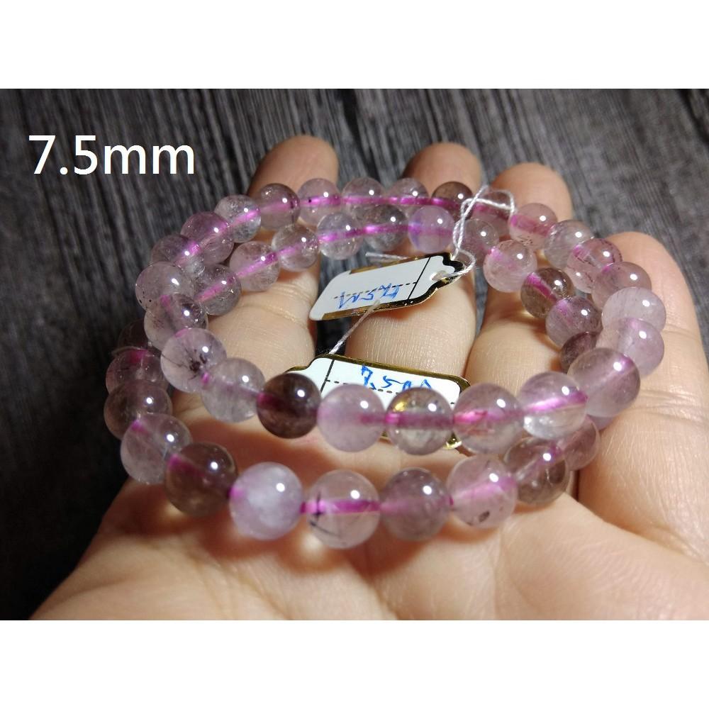 天然強大的三輪骨幹超七水晶貴但值得擁有超7圓珠單圈手鍊手珠手串手環珠寶玉石首飾飾品各尺寸任選隨機出貨-細節圖3