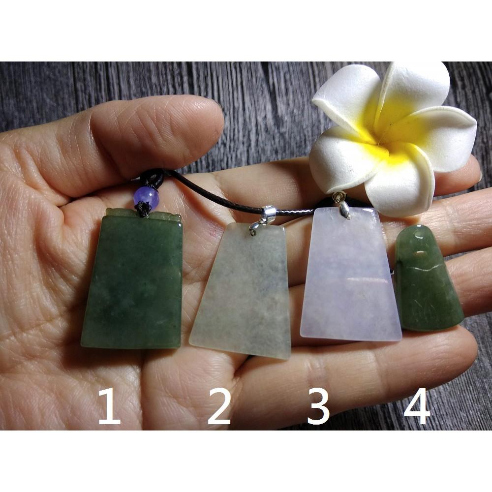 天然玉石緬甸玉硬玉A貨翡翠冰種紫羅蘭黃翡滿綠平安無事牌吊墬墜子玉墬掛件玉珮項鍊珠寶寶石首飾飾品數款任選-細節圖2