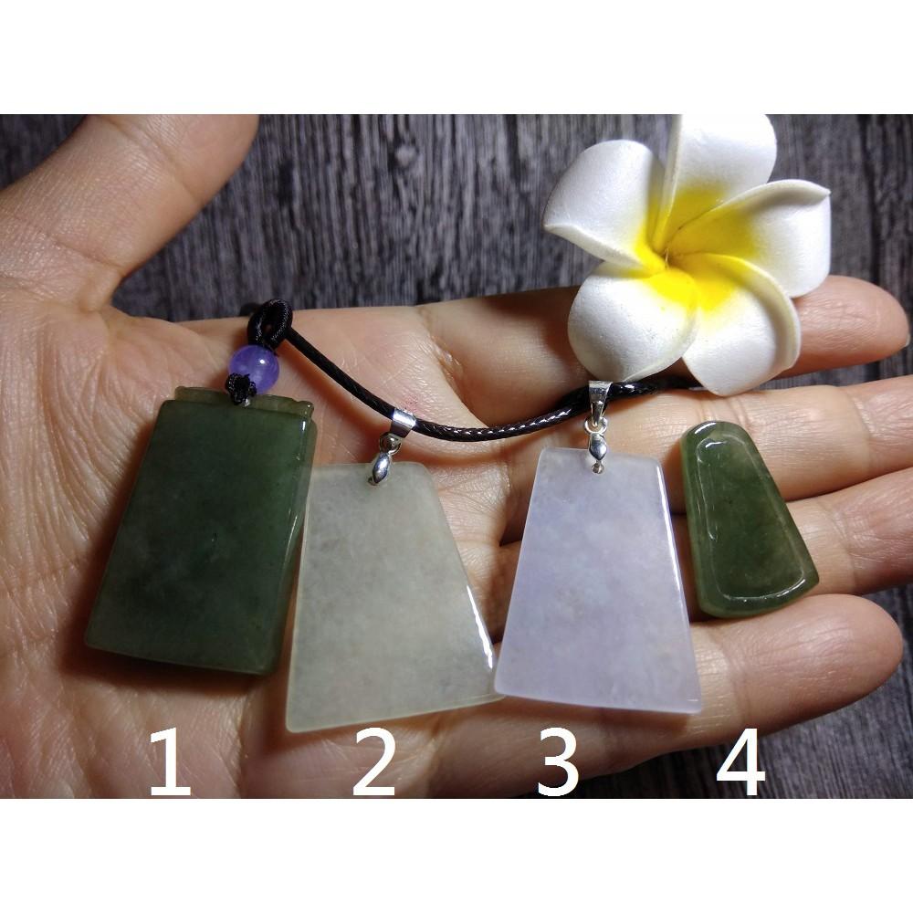 天然玉石緬甸玉硬玉A貨翡翠冰種紫羅蘭黃翡滿綠平安無事牌吊墬墜子玉墬掛件玉珮項鍊珠寶寶石首飾飾品數款任選-細節圖3