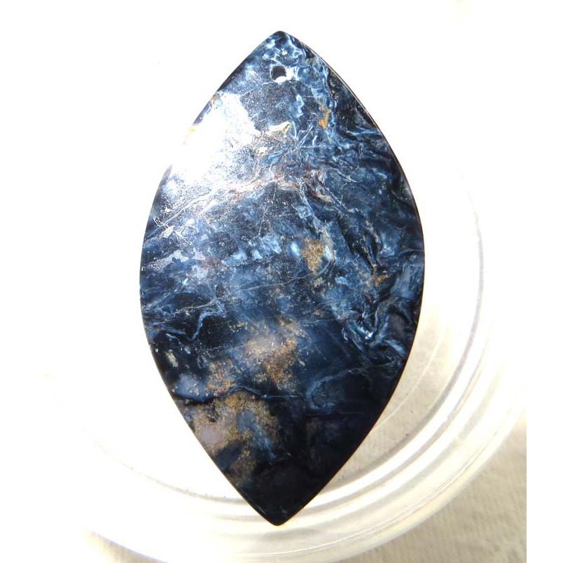 特色珍藏極美天然納米比亞AAA級藍彼得石吊墬吊飾墬子掛墬項墬項鍊水晶珠寶玉石寶石首飾飾品專櫃精品-細節圖3