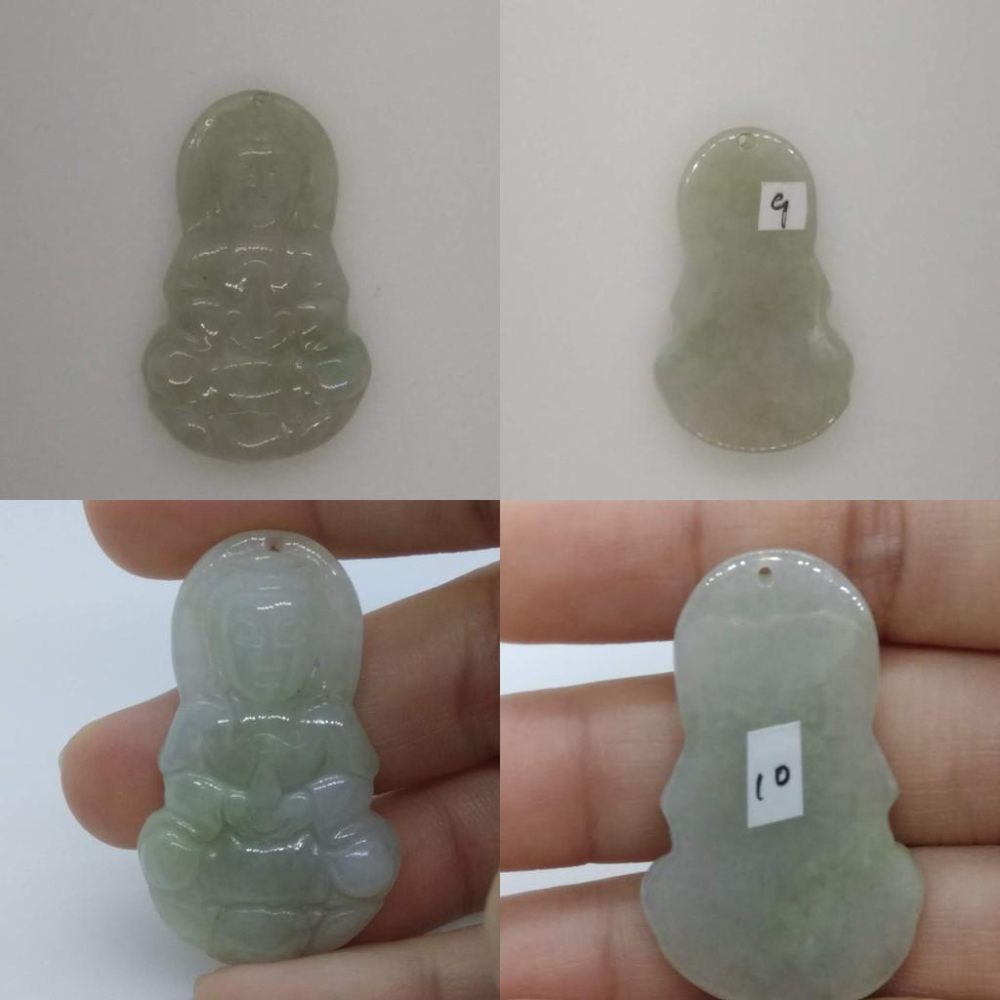 觀音如來佛像蓮花玉紫羅蘭黃翡滿綠翡翠a貨緬甸玉墜子吊墜墜子玉墬掛件玉珮項鍊珠寶寶石首飾飾品任選__E-細節圖5