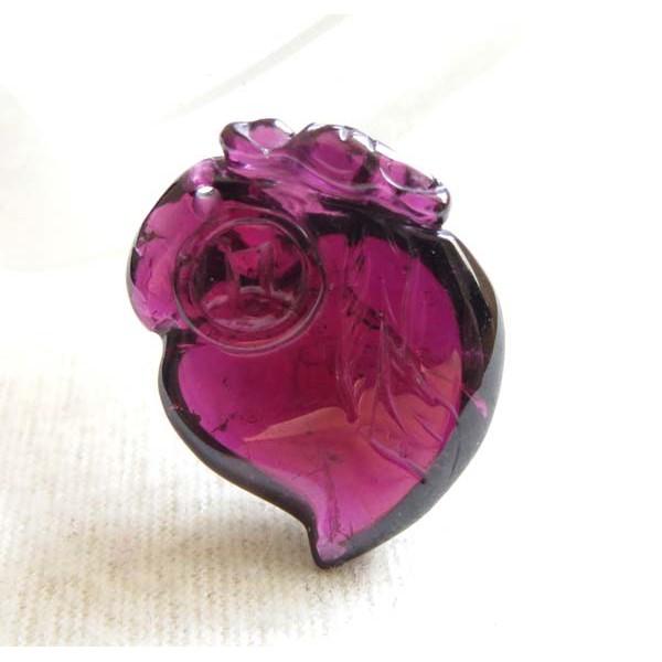 24.6*19*6.3mm/6.2g天然水晶半寶石紅石榴石吊墜項墜旺財項鍊墬子掛件珠寶玉石首飾飾品-細節圖2