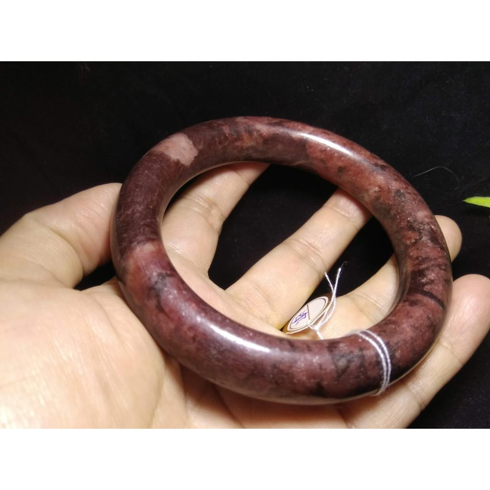 21.1圍大手圍天然玉石瑪瑙石肉形石紅碧玉手鐲玉鐲鐲子手環胖圓條圓骨鐲珠寶玉石首飾飾品-細節圖7