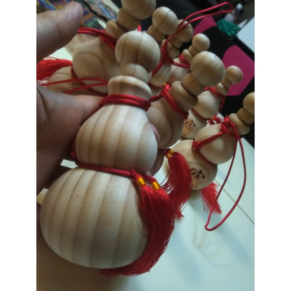 天然松木葫蘆挂件客廳家居風水擺件招財轉運化解門對門化煞開運多種用途 懸壺濟世收妖收狐狸防小三-細節圖7