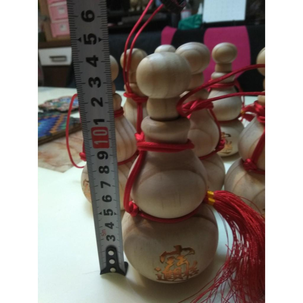 天然松木葫蘆挂件客廳家居風水擺件招財轉運化解門對門化煞開運多種用途 懸壺濟世收妖收狐狸防小三-細節圖8