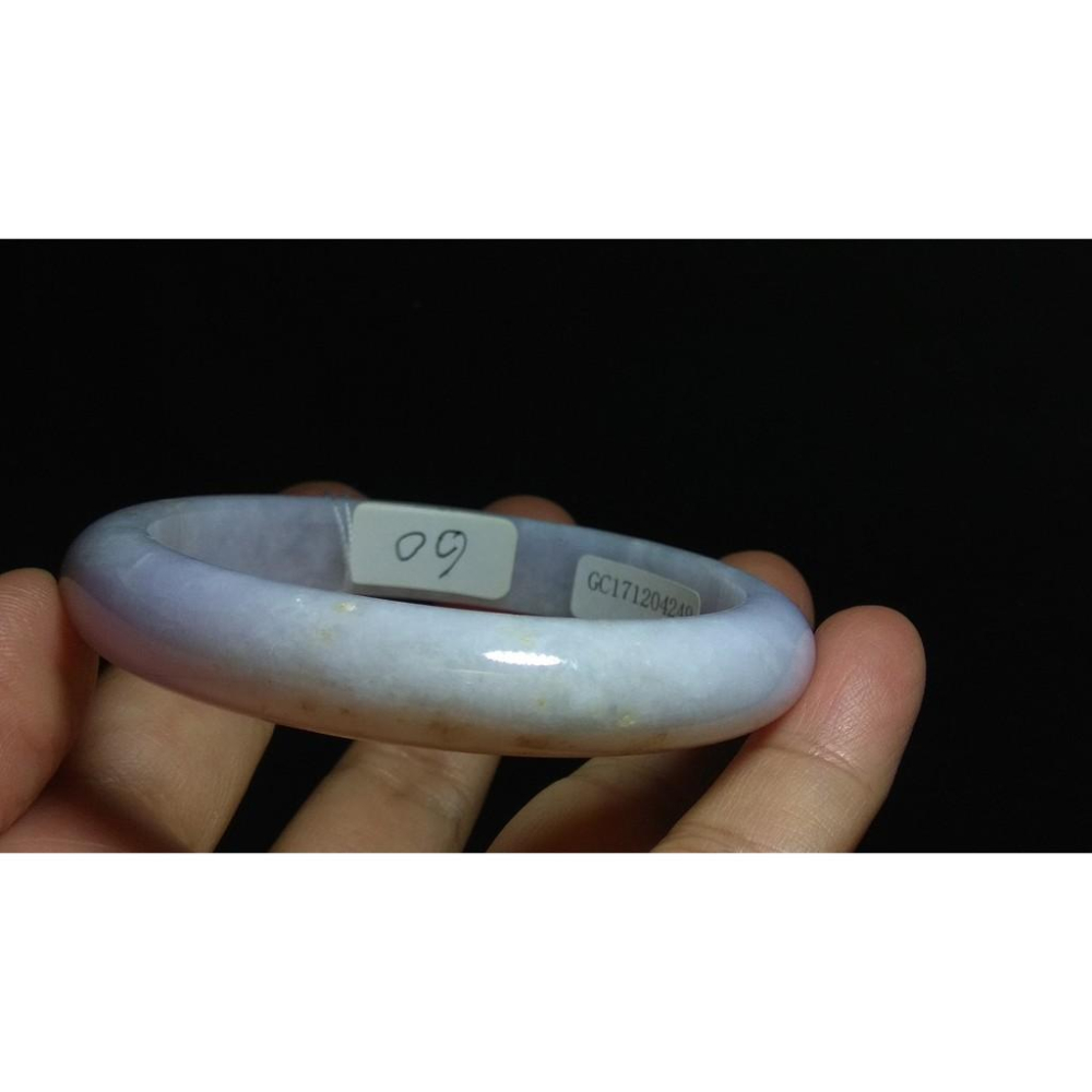 18.72圍附證書美鐲天然玉石翡翠a貨緬甸玉硬玉細糯種紫羅蘭春帶彩手鐲玉鐲鐲子手環平安鐲扁口鐲珠寶玉石首飾飾品-細節圖6