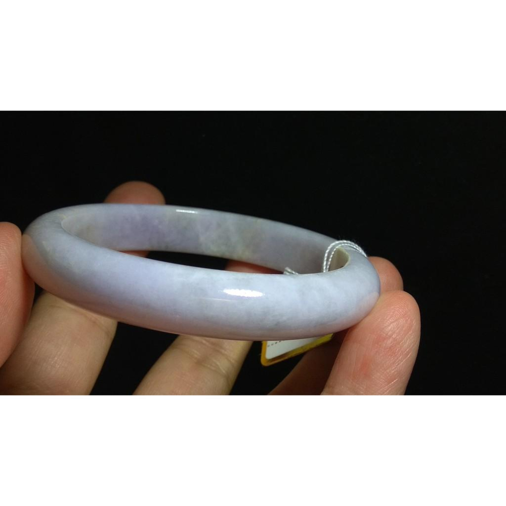 18.72圍附證書美鐲天然玉石翡翠a貨緬甸玉硬玉細糯種紫羅蘭春帶彩手鐲玉鐲鐲子手環平安鐲扁口鐲珠寶玉石首飾飾品-細節圖7