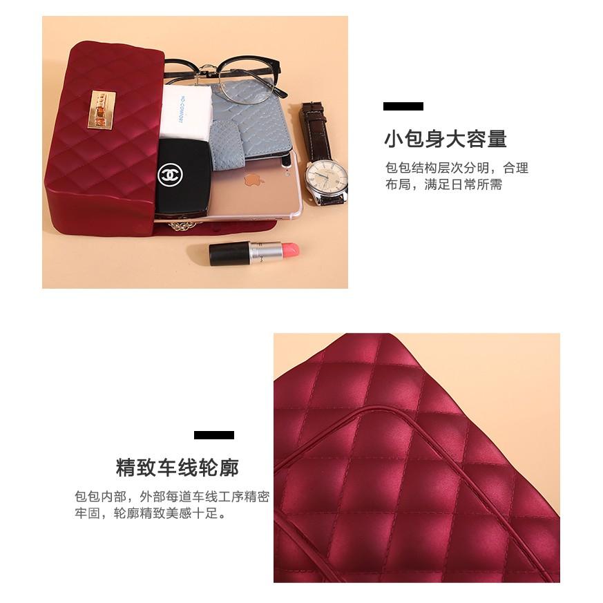 夏天小包包曲筱綃同款包果凍女小包包斜挎包迷你女2020新款肩背包鏈條包側背包側背包小方包-細節圖9