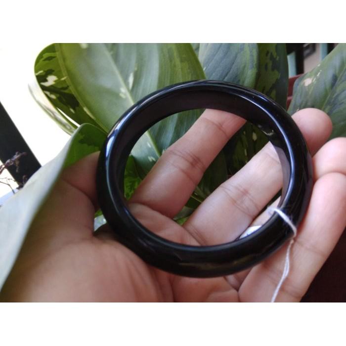 18.43圍藍虎眼完美無瑕手鐲平安鐲玉鐲手鐲手環鐲子水晶珠寶玉石寶石首飾飾品專櫃精品-細節圖3