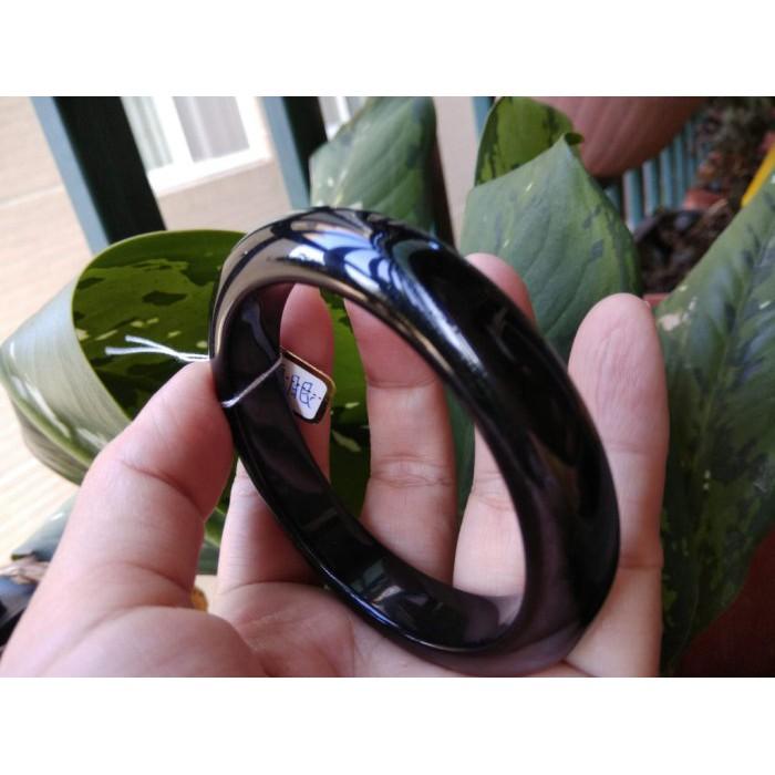 18.43圍藍虎眼完美無瑕手鐲平安鐲玉鐲手鐲手環鐲子水晶珠寶玉石寶石首飾飾品專櫃精品-細節圖4