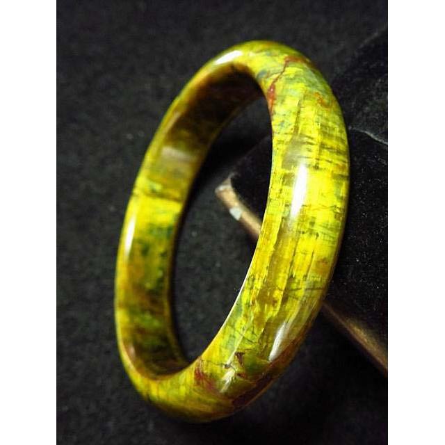 17.03圍天然冰種風暴彼得石手鐲黃金色貓眼效應手鐲玉鐲鐲子手環珠寶首飾飾品-細節圖3