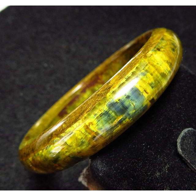 17.03圍天然冰種風暴彼得石手鐲黃金色貓眼效應手鐲玉鐲鐲子手環珠寶首飾飾品-細節圖4