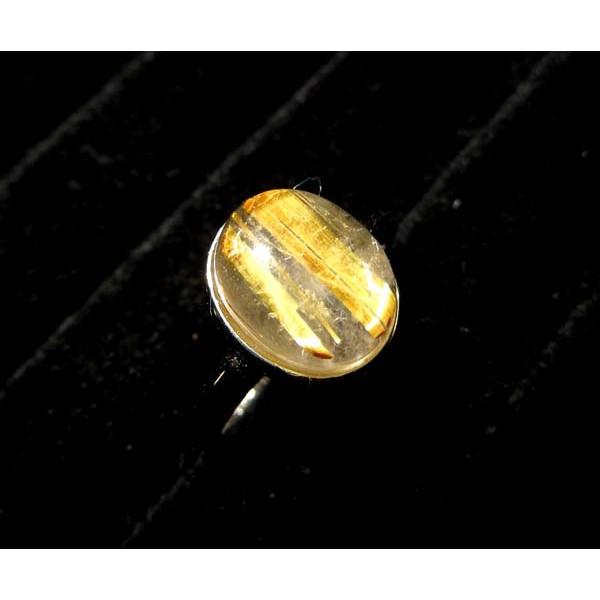 絕美滿絲金光閃閃富貴無雙極美粗絲鈦晶金髮晶多絲戒指11*8.5mm/3.2g活圍內徑可調天然水晶之王珠寶玉石寶石首飾飾品-細節圖2