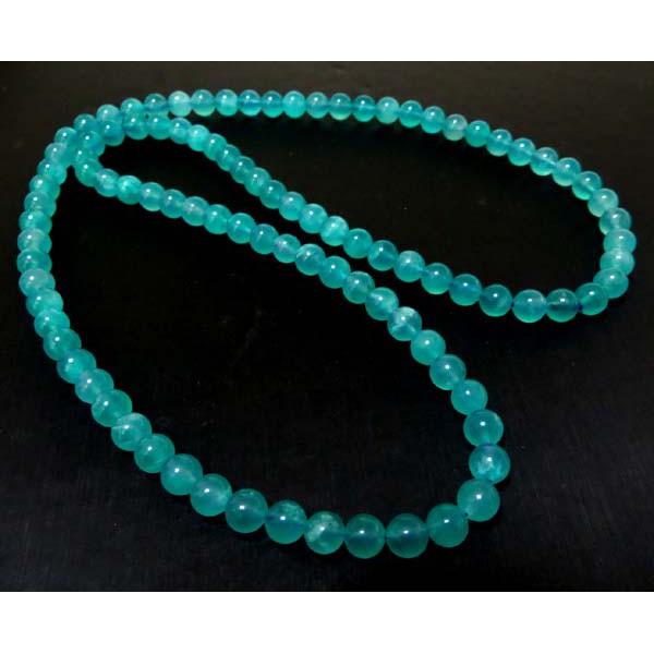 天河石繞三圈多圈圓珠手鍊手鏈手串手珠佛珠幸運石信心石項鍊6mm/24.4g亞馬遜石水晶珠寶玉石寶石首飾飾品-細節圖3