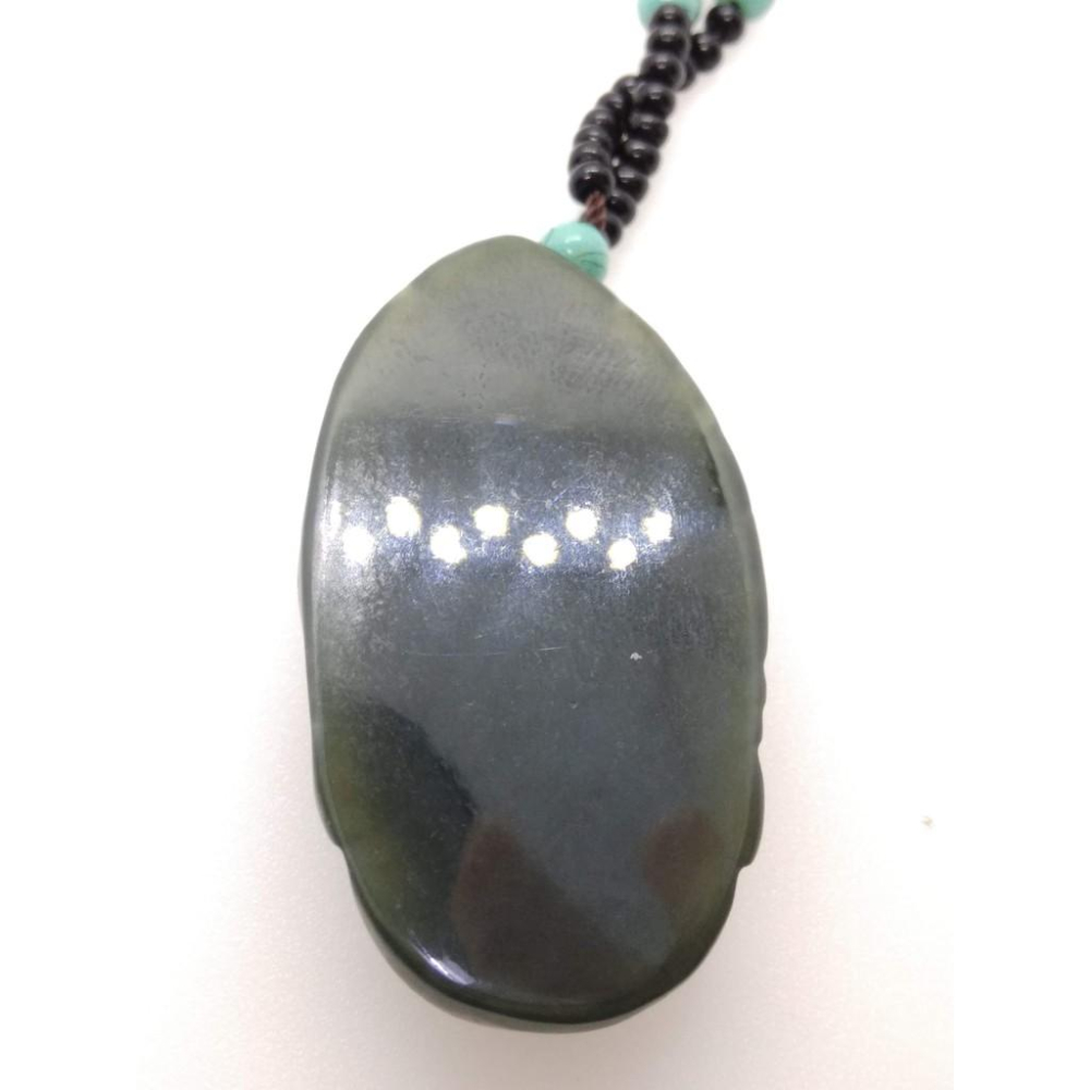 觀音佛像和田玉青玉翡翠綠松石緬甸玉a貨墜子吊墜墜子玉墬掛件玉珮項鍊珠寶寶石首飾飾品-細節圖4