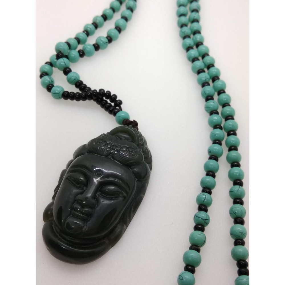 觀音佛像和田玉青玉翡翠綠松石緬甸玉a貨墜子吊墜墜子玉墬掛件玉珮項鍊珠寶寶石首飾飾品-細節圖6