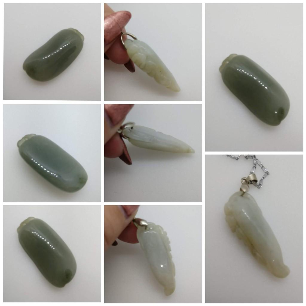 天然緬甸玉正品A貨雕刻福瓜福氣吉祥財庫飽滿多子多孫吊墜墜子玉墬掛件玉珮項鍊珠寶寶石首飾飾品-D-細節圖3