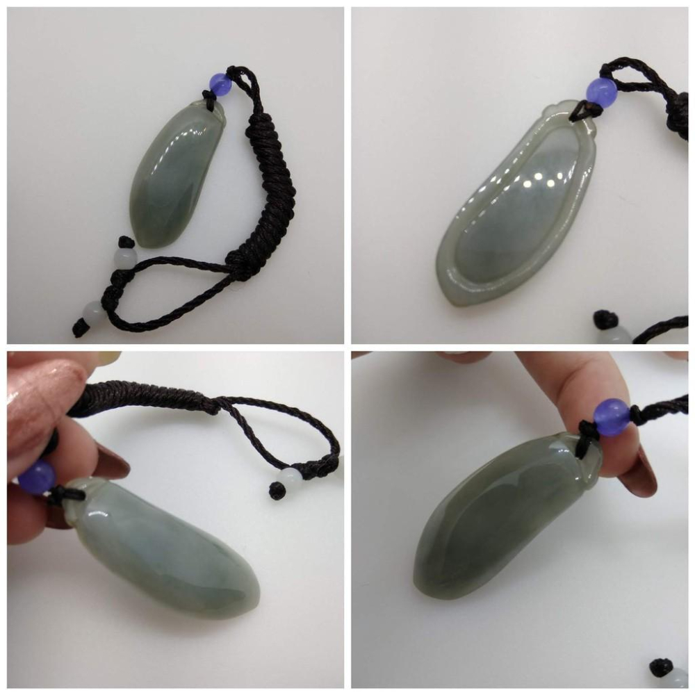 天然緬甸玉正品A貨雕刻福瓜福氣吉祥財庫飽滿多子多孫吊墜墜子玉墬掛件玉珮項鍊珠寶寶石首飾飾品-D-細節圖6