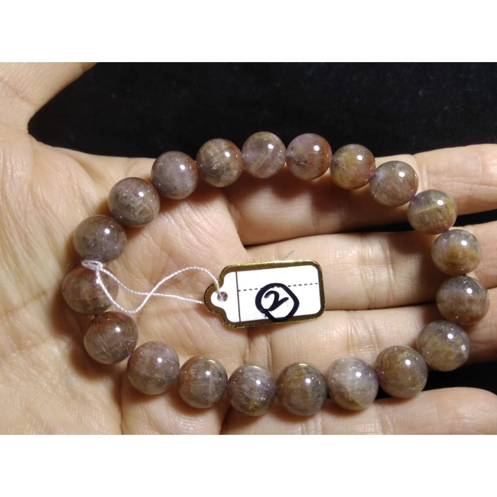 天然水晶極光23聚寶盆半盆銀塔山圓珠單圈手鍊手串手鏈手珠手環9.7mm招財珠寶玉石首飾飾品數款任選其一-細節圖7