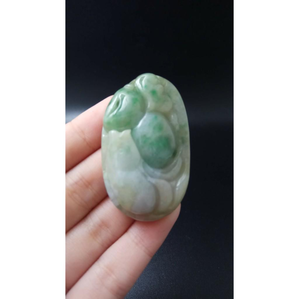 天然玉石緬甸玉硬玉A貨翡翠三彩魚躍龍門如意葫蘆雙面精雕吊墬48*29*12.9mm玉珮墬子玉墬掛件平安珠寶寶石首飾飾品-細節圖7