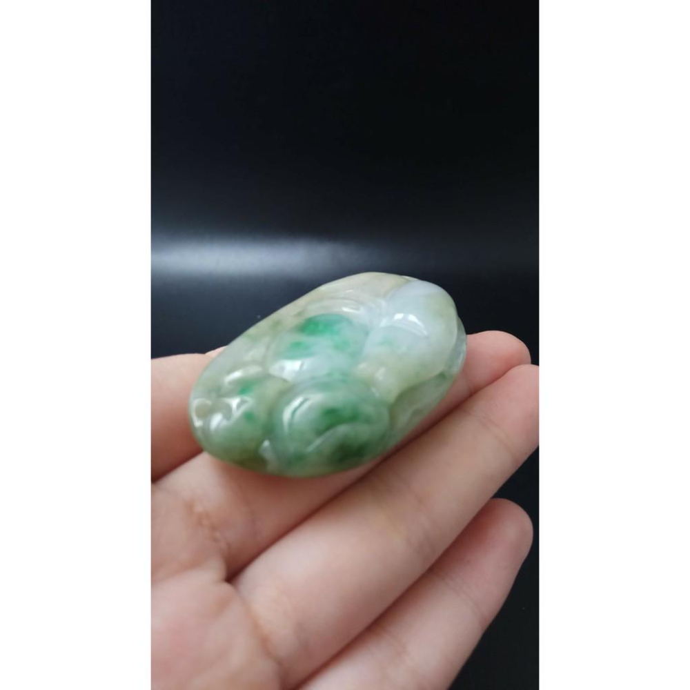 天然玉石緬甸玉硬玉A貨翡翠三彩魚躍龍門如意葫蘆雙面精雕吊墬48*29*12.9mm玉珮墬子玉墬掛件平安珠寶寶石首飾飾品-細節圖8