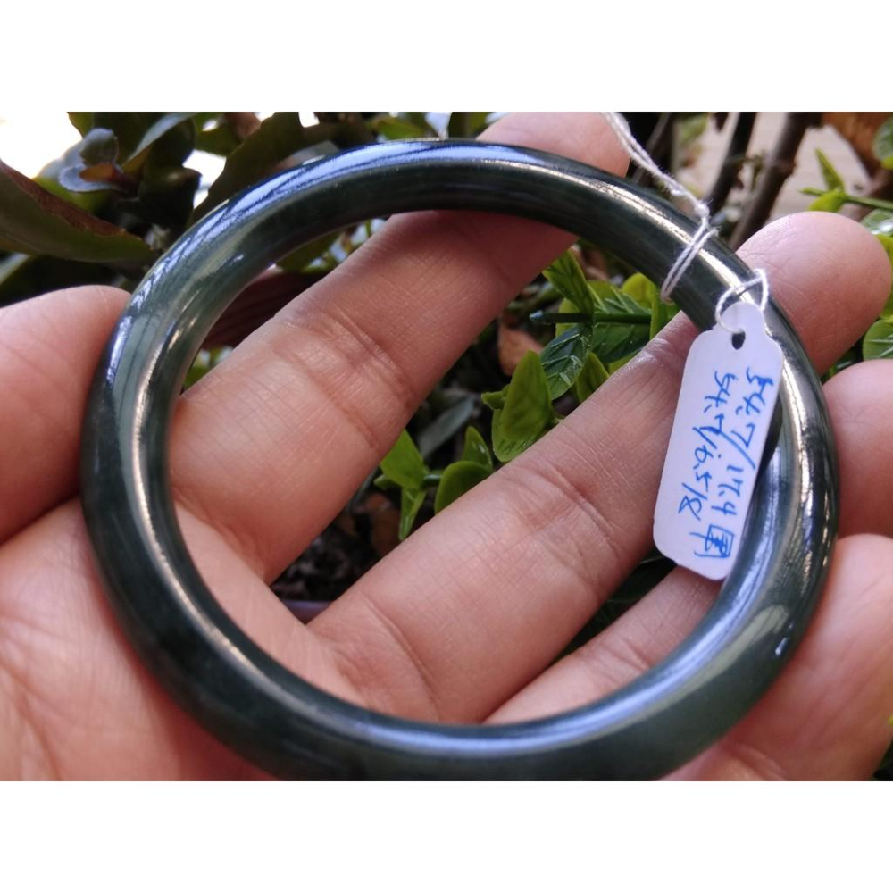 17.4天然玉石緬甸玉硬玉翡翠a貨冰藍水油青種滿綠手鐲玉鐲鐲子手環圓骨圓條鐲珠寶玉石首飾飾品精品-細節圖7