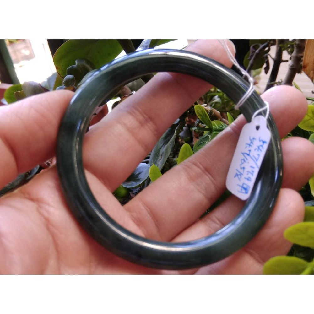 17.4天然玉石緬甸玉硬玉翡翠a貨冰藍水油青種滿綠手鐲玉鐲鐲子手環圓骨圓條鐲珠寶玉石首飾飾品精品-細節圖8