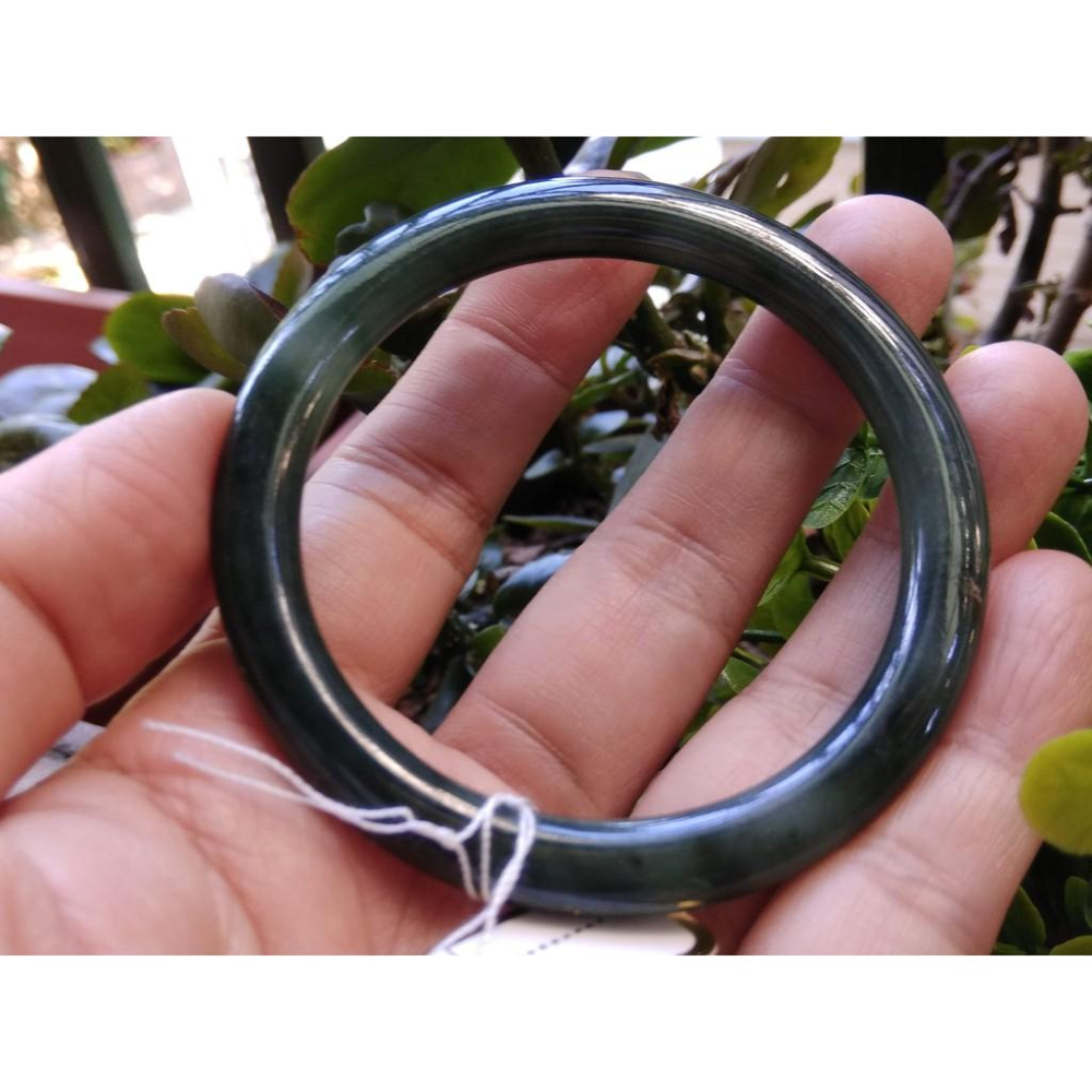 17.4天然玉石緬甸玉硬玉翡翠a貨冰藍水油青種滿綠手鐲玉鐲鐲子手環圓骨圓條鐲珠寶玉石首飾飾品精品-細節圖9