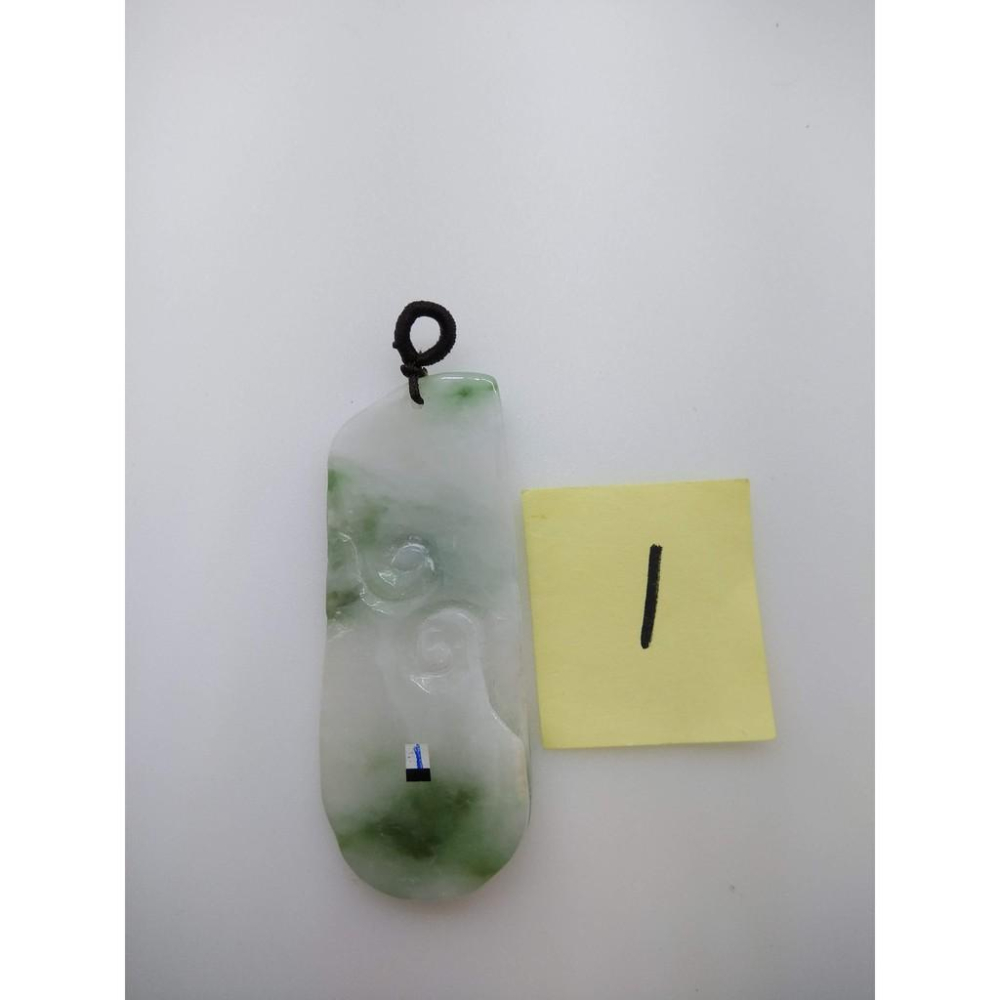 天然緬甸玉飄花翡翠螭龍如意吊墜墜子玉墬掛件玉珮項鍊珠寶寶石首飾飾品任選-A11-細節圖6