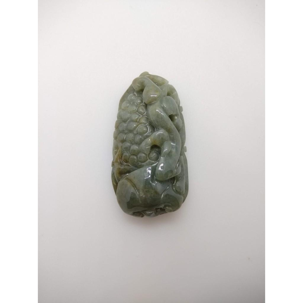 天然緬甸玉飄花翡翠螭龍如意吊墜墜子玉墬掛件玉珮項鍊珠寶寶石首飾飾品任選-A11-細節圖7
