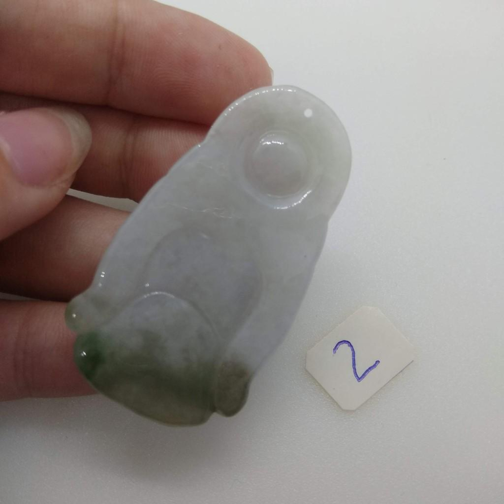天然玉石辣綠春彩緬甸玉硬玉翡翠財神彌勒佛佛公吊墬墜子玉墬掛件玉珮項鍊珠寶寶石首飾飾品-I-細節圖6