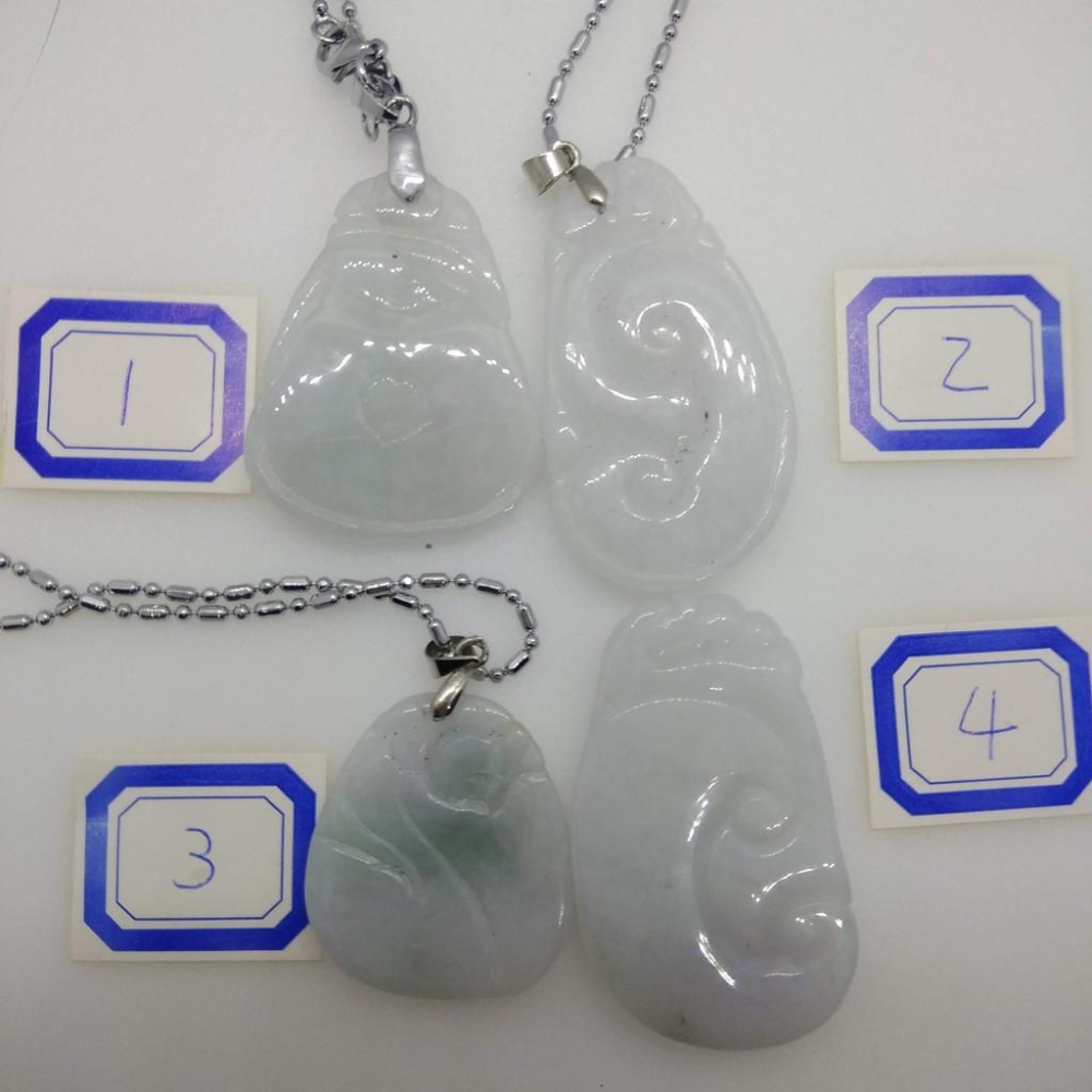 天然緬甸玉正品A貨招財如意平安如意萬事如意吊墜墜子玉墬掛件玉珮項鍊珠寶寶石首飾飾品-細節圖2