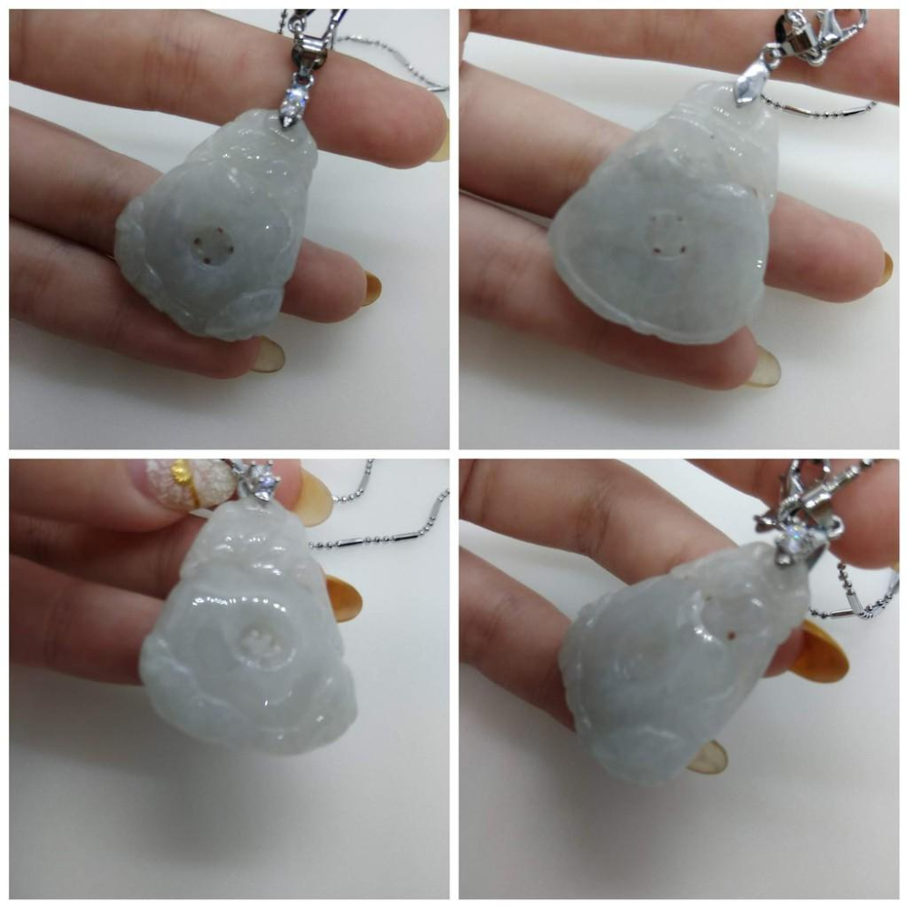 天然緬甸玉正品A貨招財如意平安如意萬事如意吊墜墜子玉墬掛件玉珮項鍊珠寶寶石首飾飾品-細節圖6