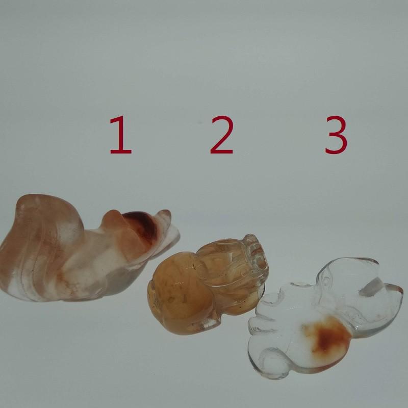 天然寶石水晶鴻運當頭紅兔毛九尾狐狸貔貅吊墜吊飾掛飾掛墜墜子珠寶寶石玉石首飾飾品-細節圖6