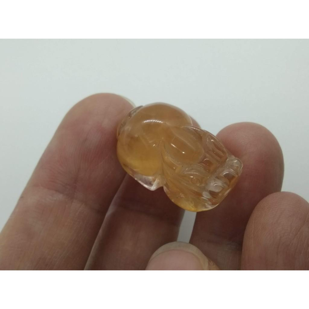 天然寶石水晶鴻運當頭紅兔毛九尾狐狸貔貅吊墜吊飾掛飾掛墜墜子珠寶寶石玉石首飾飾品-細節圖8