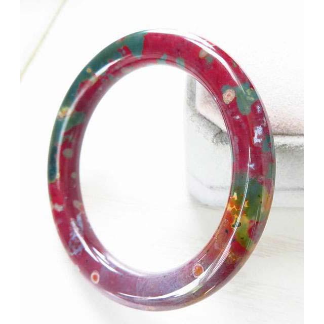 17.28圍通透極美天然海洋碧玉手鐲蛙卵魚卵海洋石玉鐲手環女水晶珠寶玉石寶石首飾飾品大自然的鬼斧神工超級美鐲精品-細節圖2